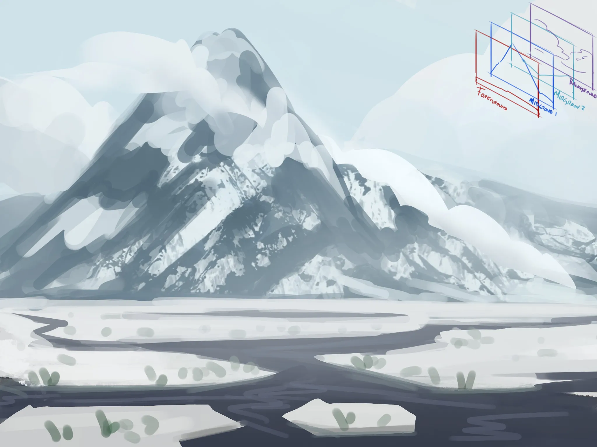 Mountain background