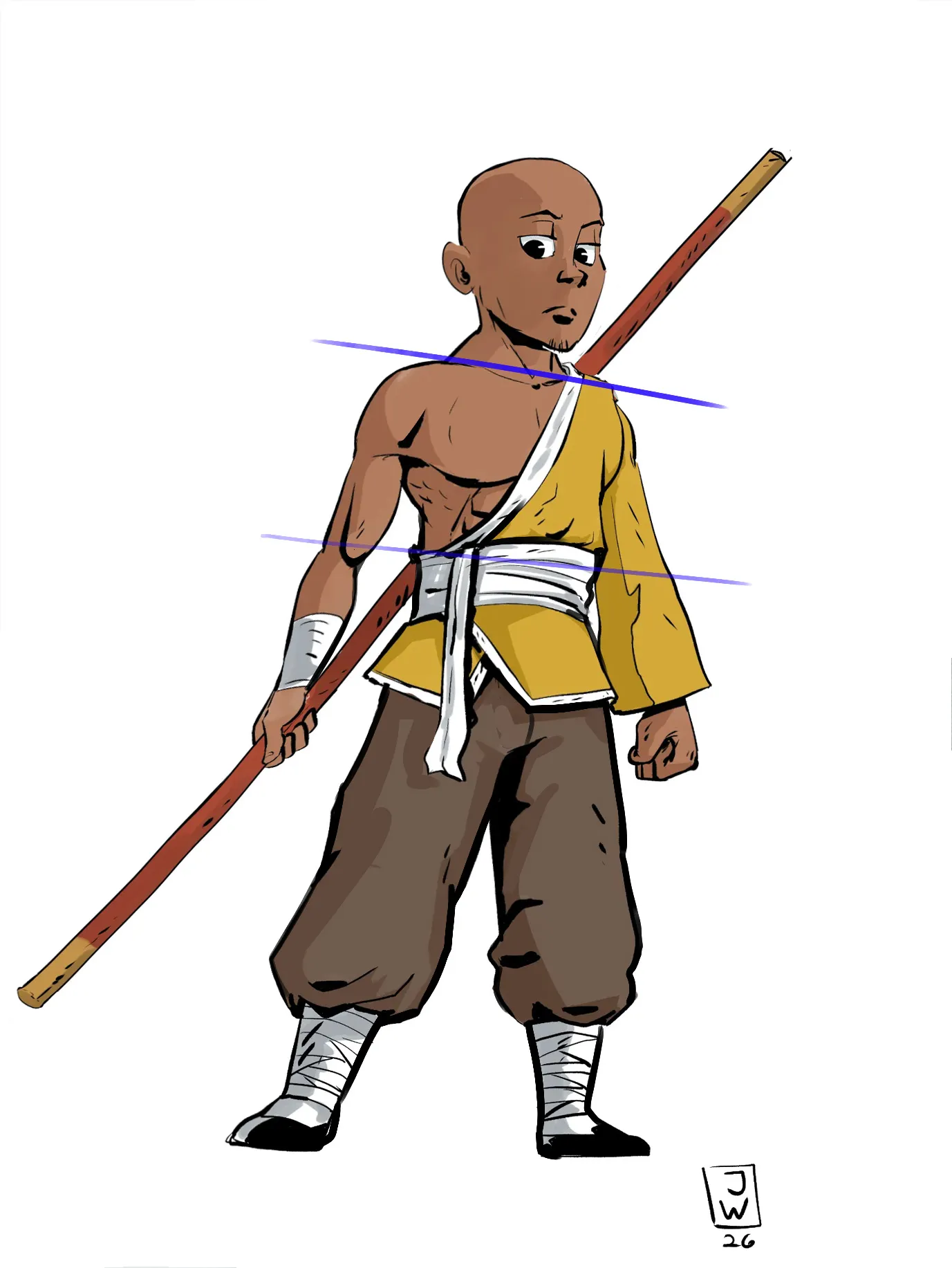 DnD Monk Persona: Stoic Monk