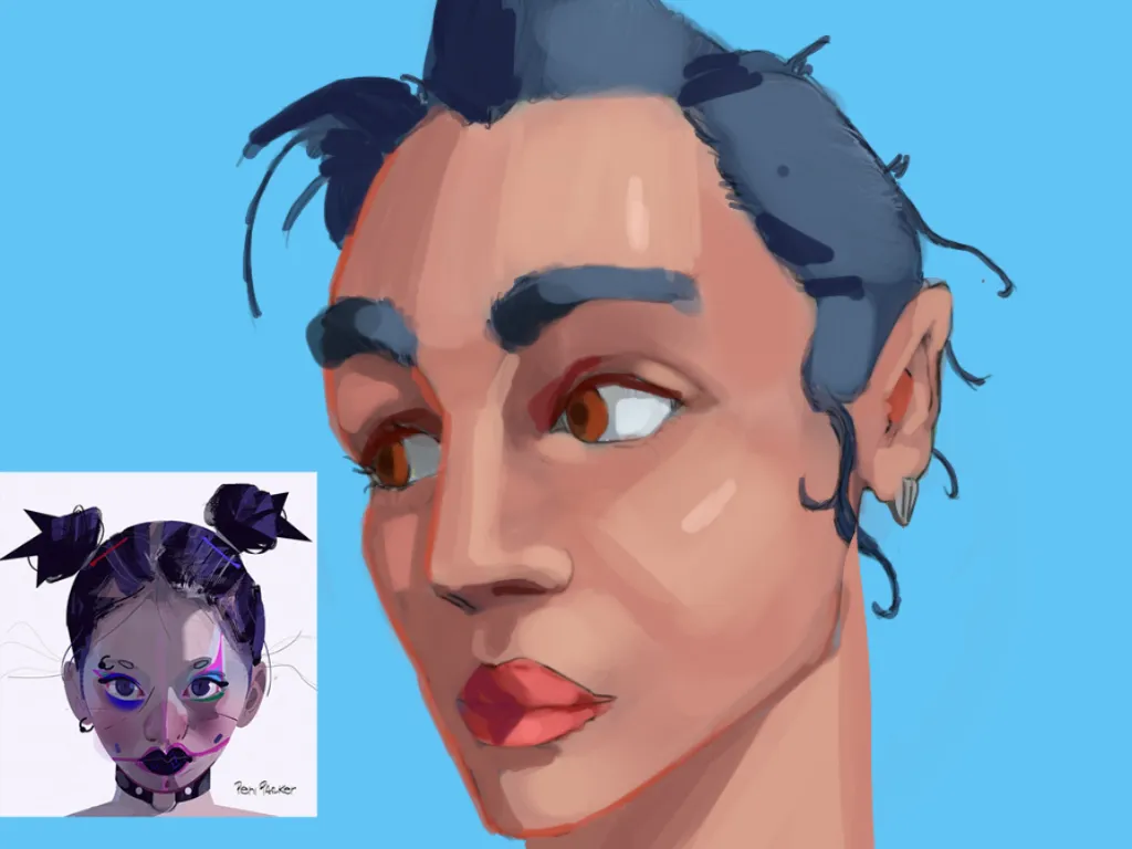Character visual development, help need plz :((
