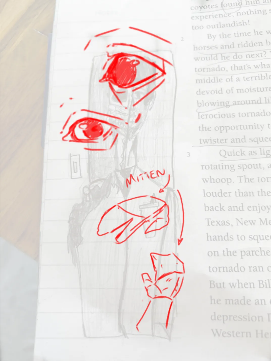 No title a lil doodle I did in class
