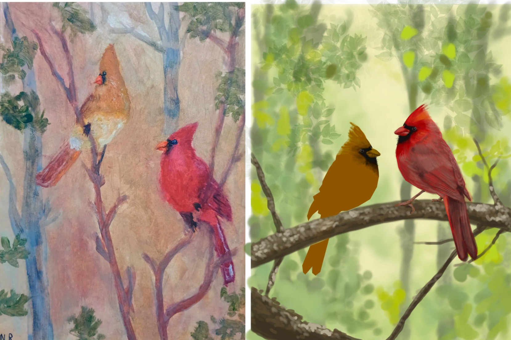 Canary birds