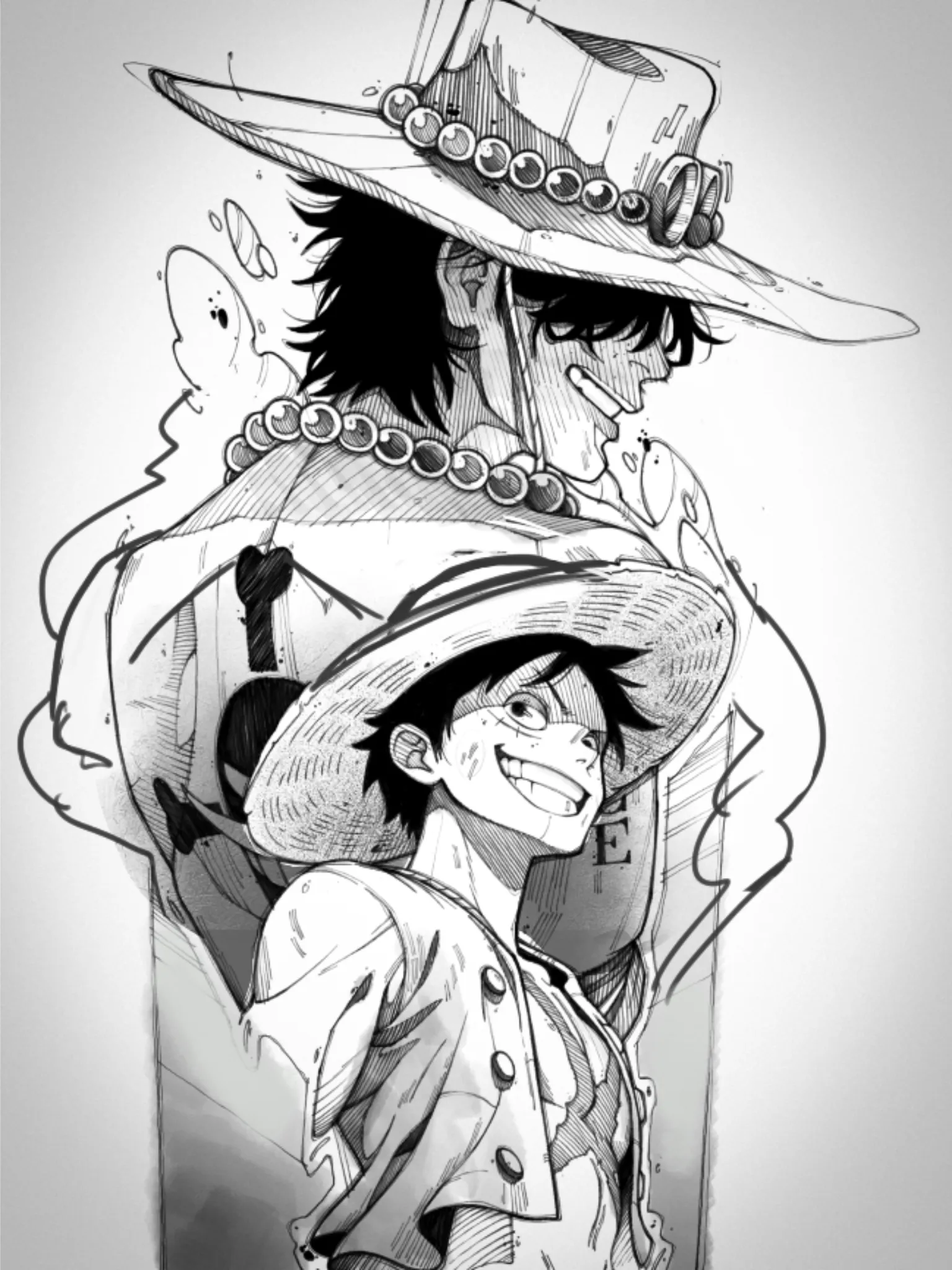 Luffy and Asce