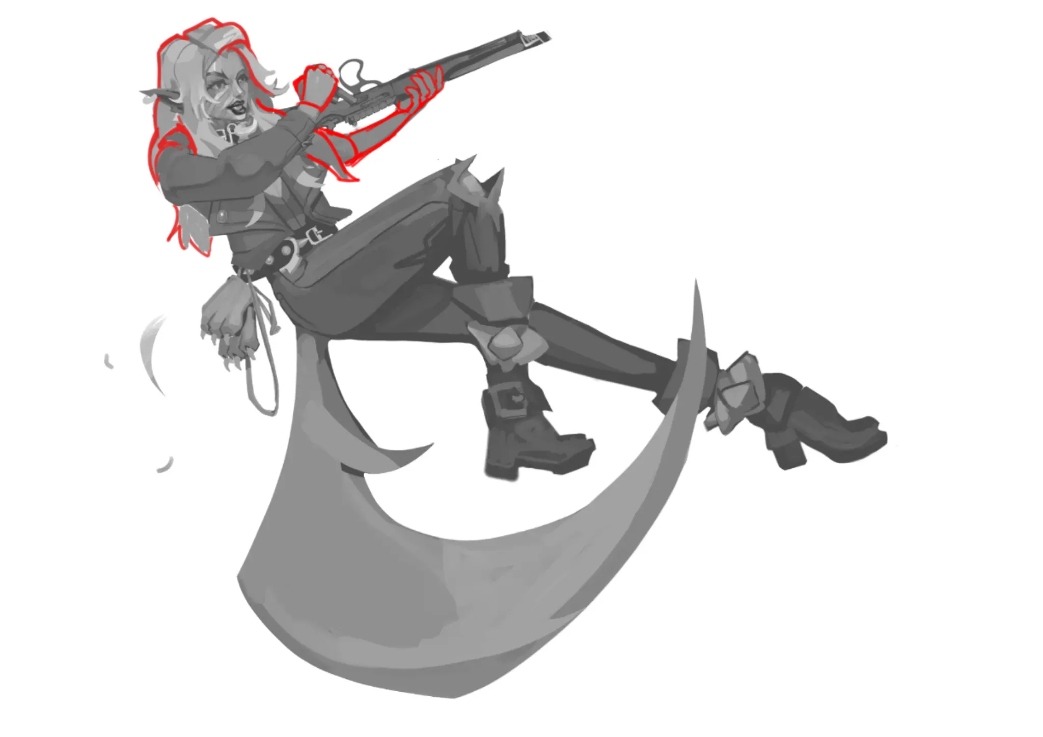 Silver Deadlock Fanart