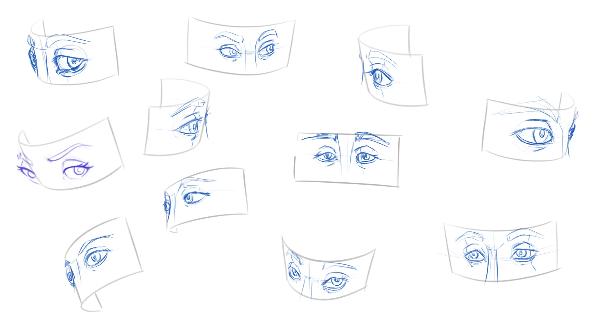 Feminine eyes