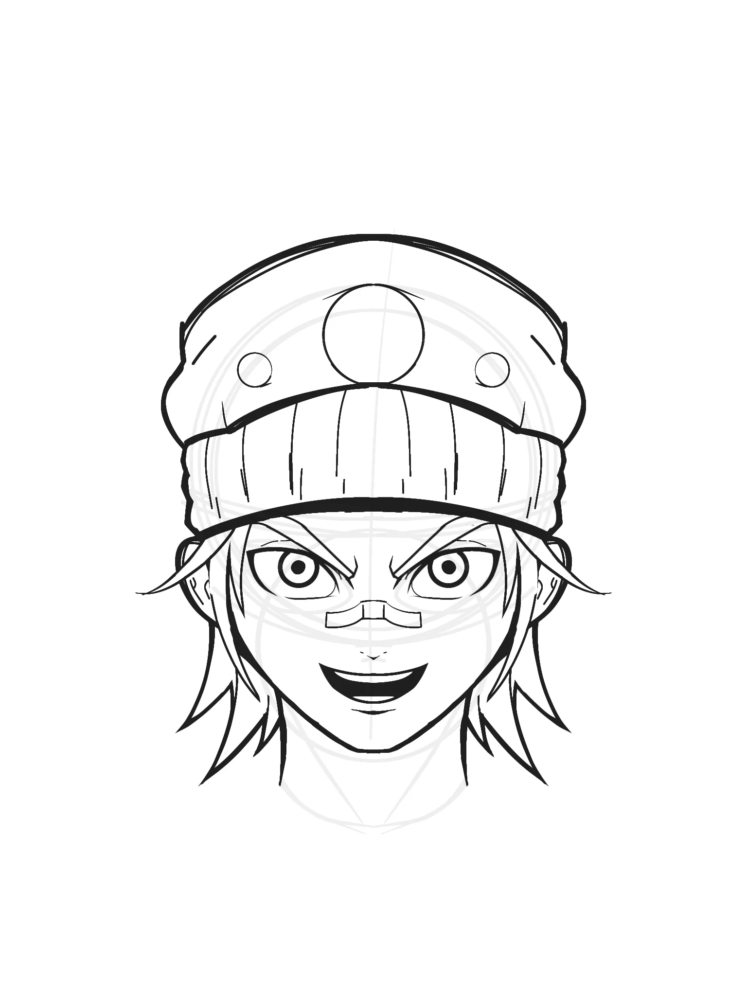I want this sketch to look cheerful, but why does it look angry?