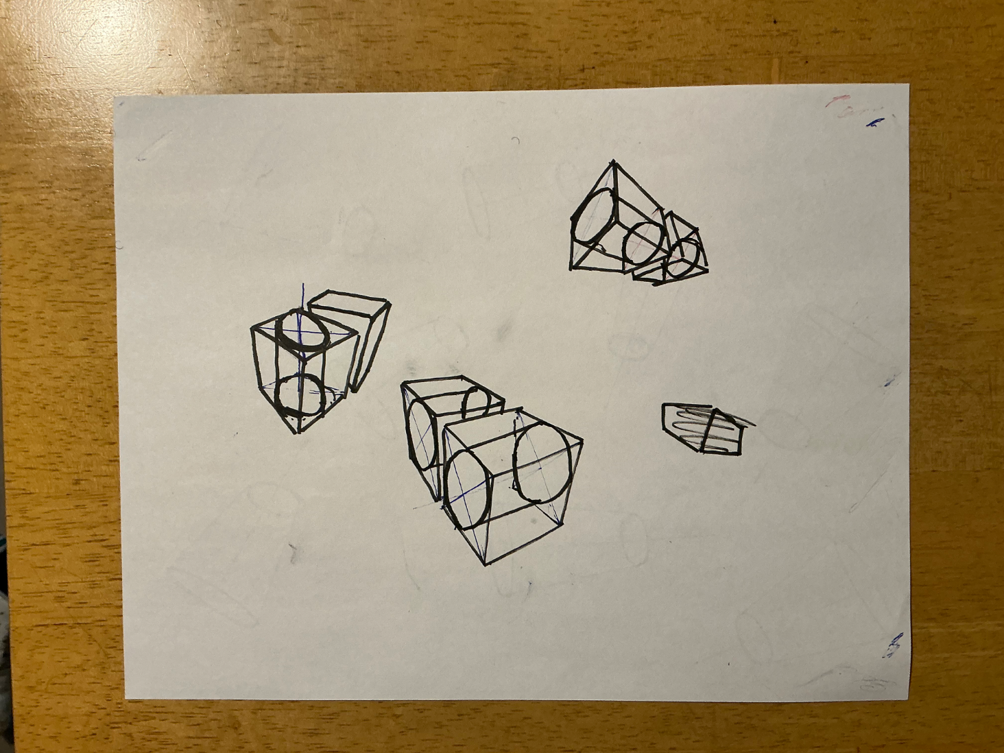 Cylinders in boxes