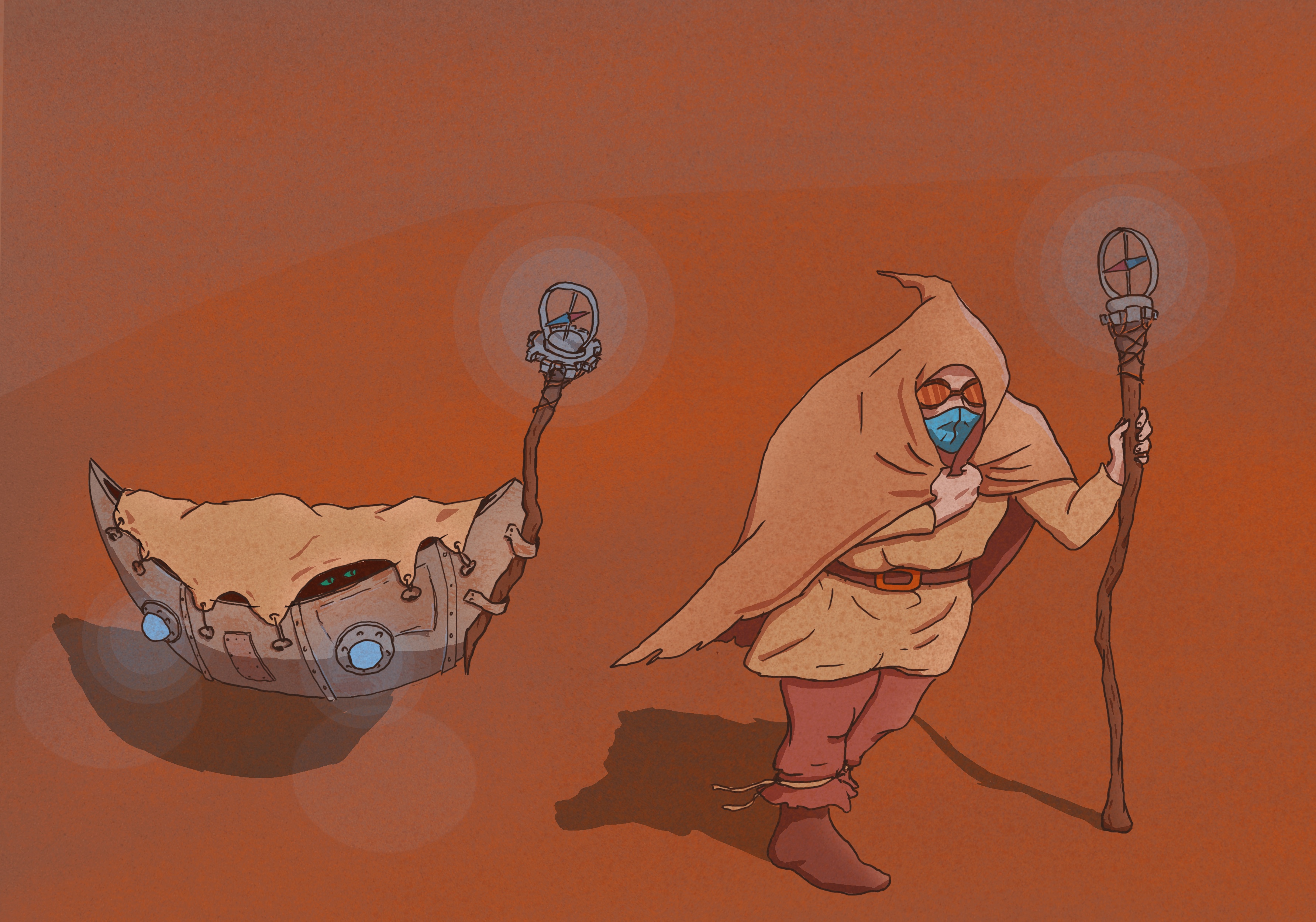 I feel like the art is flat, I guess it’s something about values but not sure how to improve it