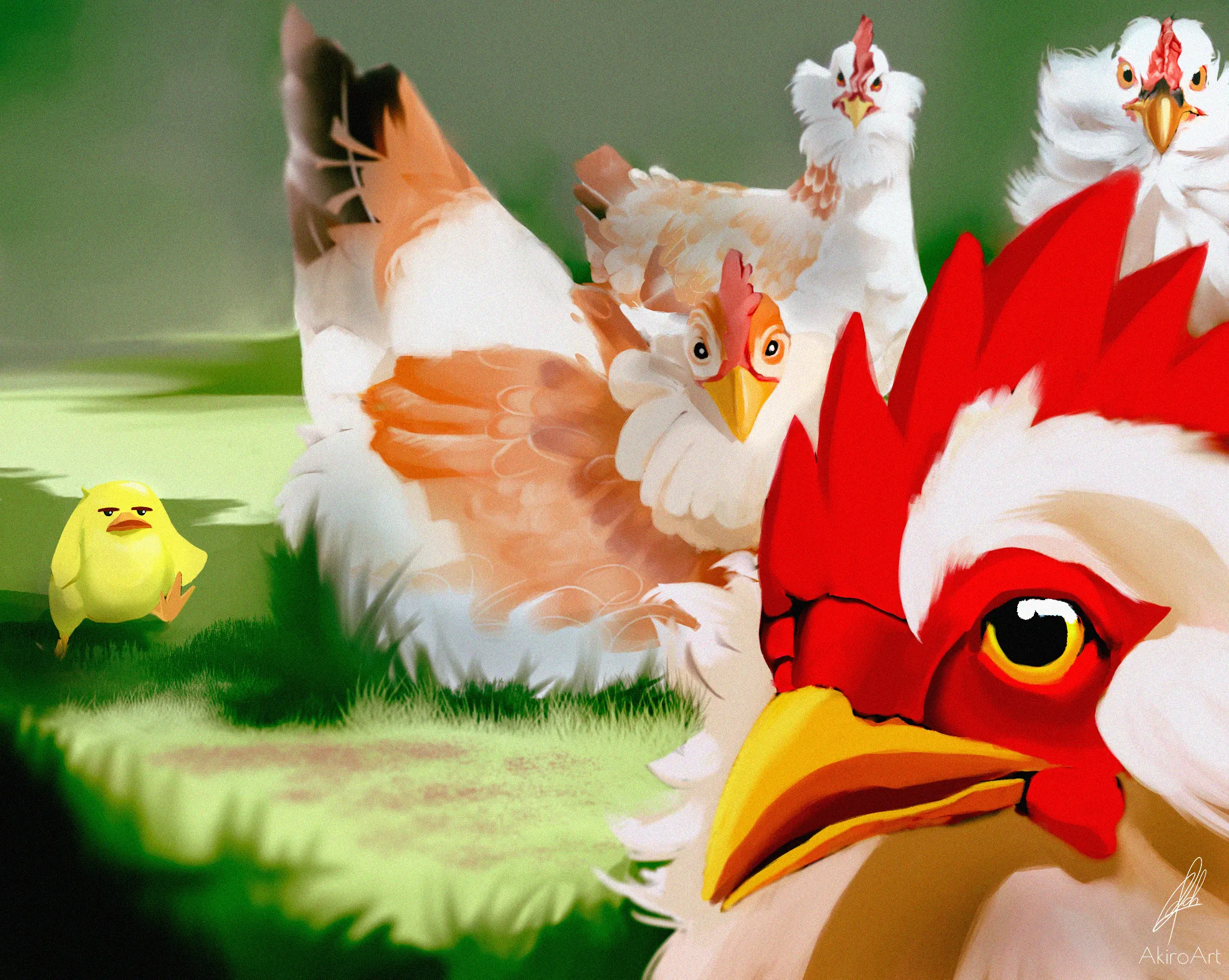 the prairie chickens