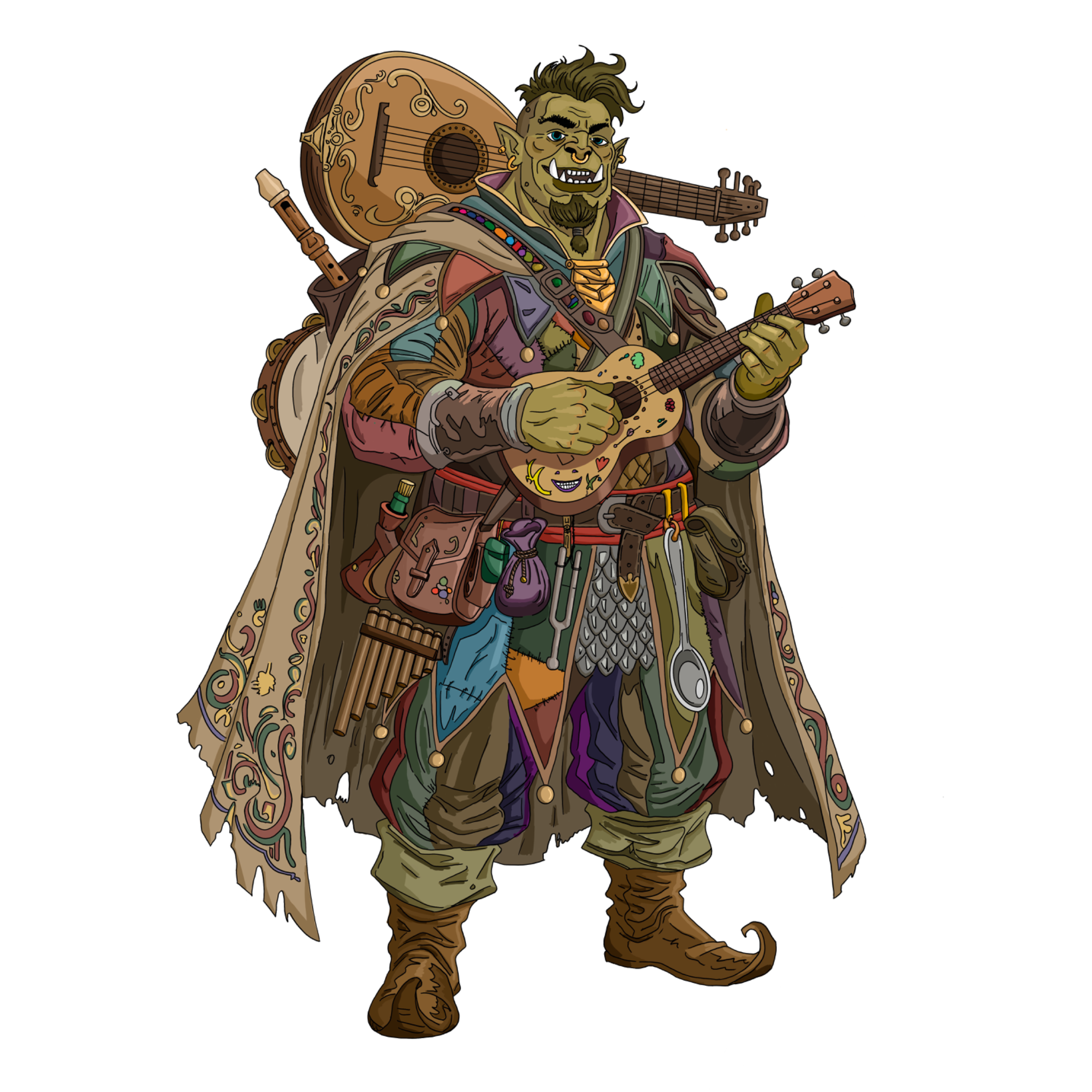 Slash, the orc bard