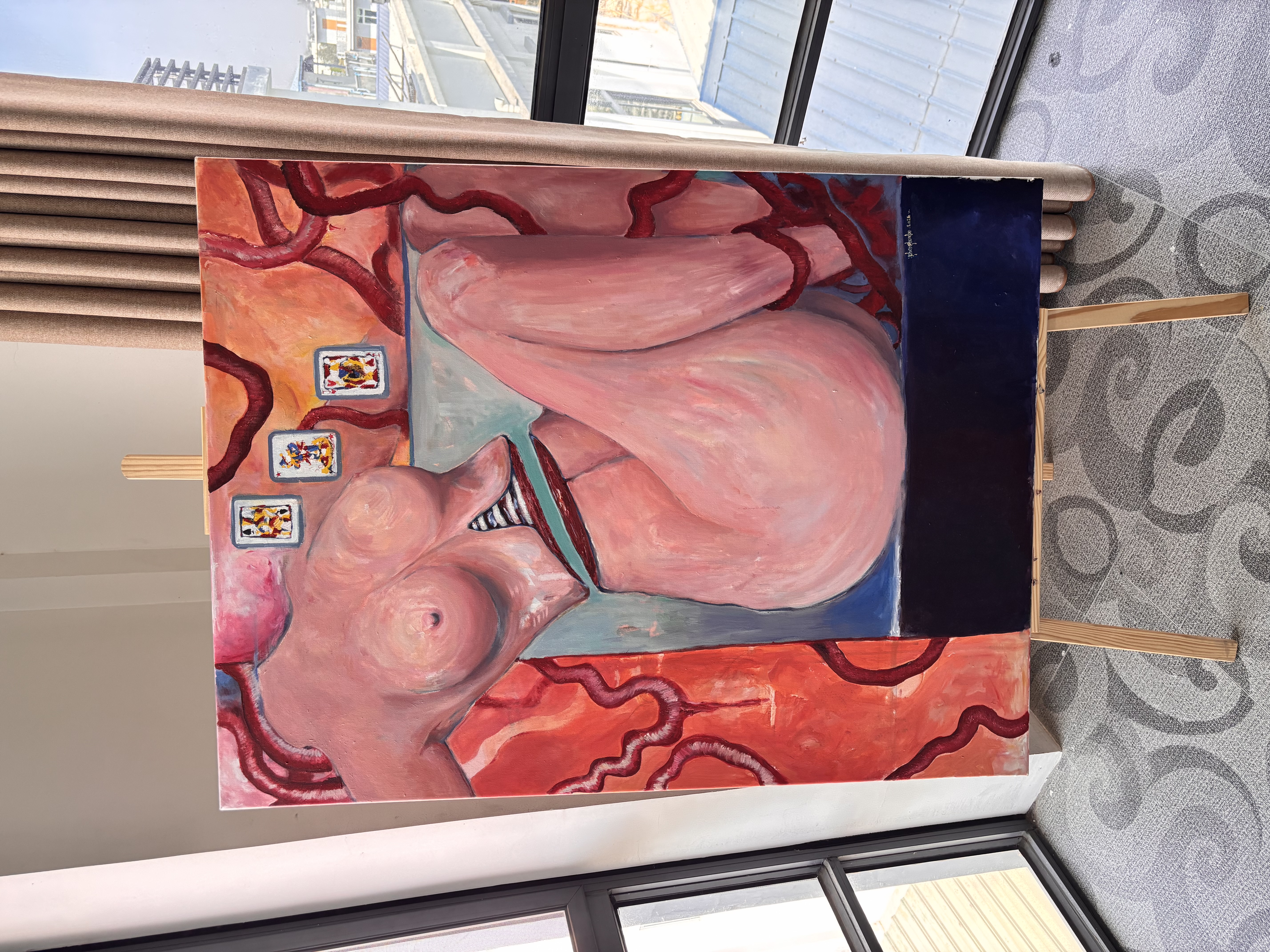 I have love-hate relationship with this painting. I spent months to finish this one and I am not satisfied. The issue is I don’t know the issue but I think something is missing and I don’t know how to fix it
