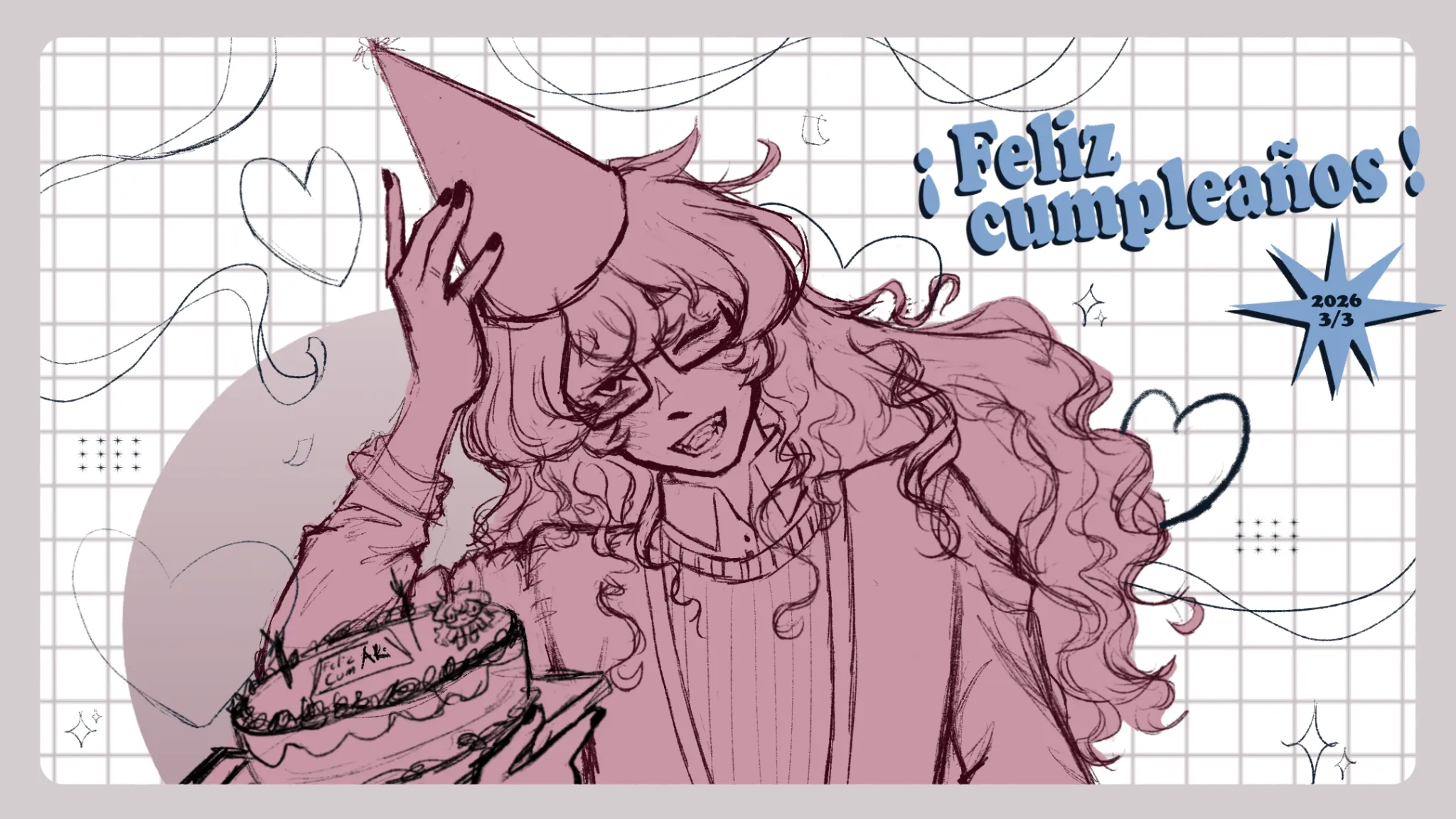 Sketch from my oc birthday!