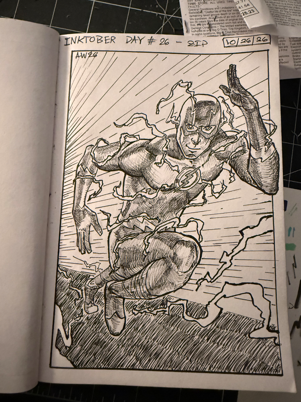 Inktober day #26 - Zip