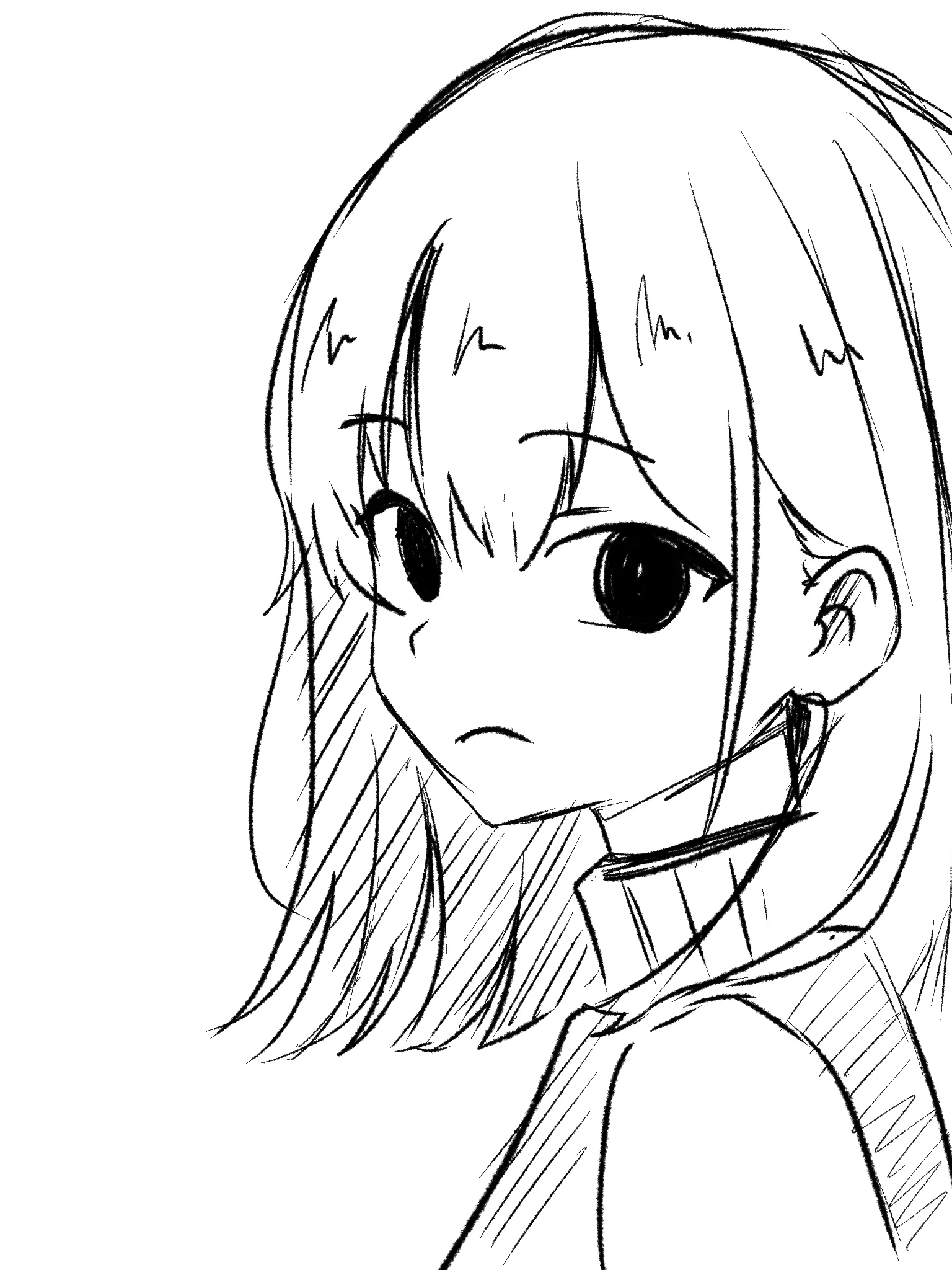 trying to draw a stronger angry anime expression