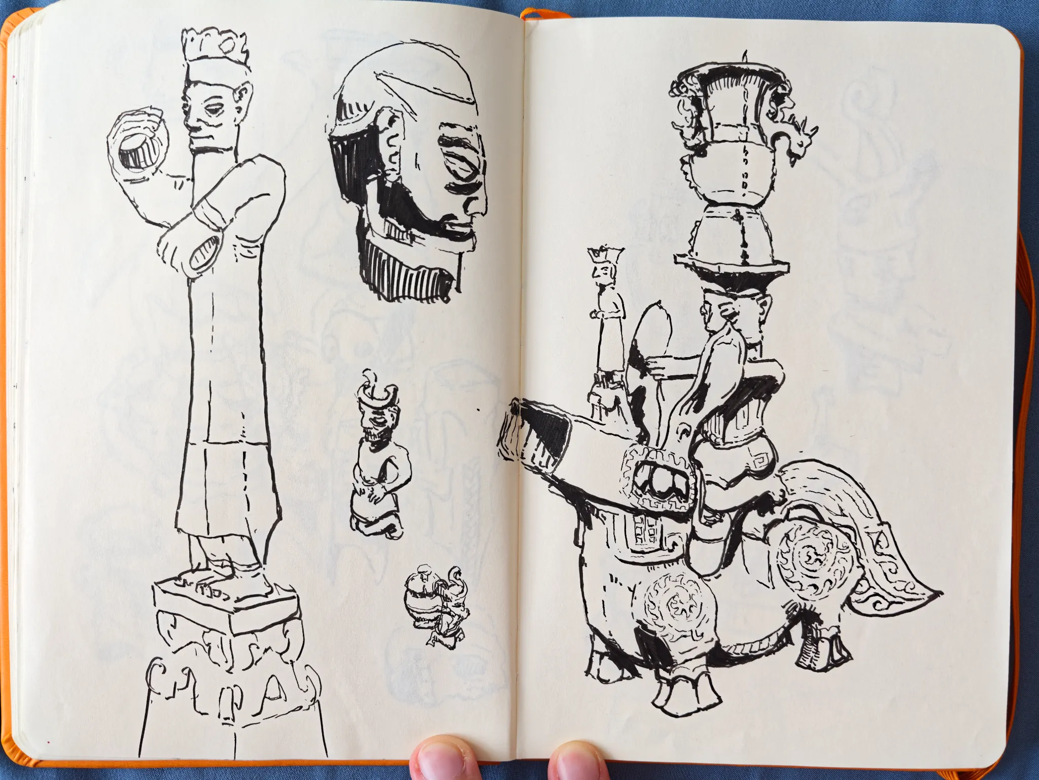 Sketch from a museum