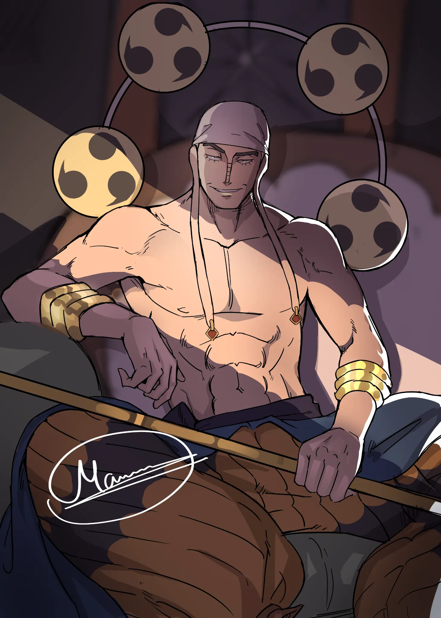 Eneru / Enel fanart ( one piece )