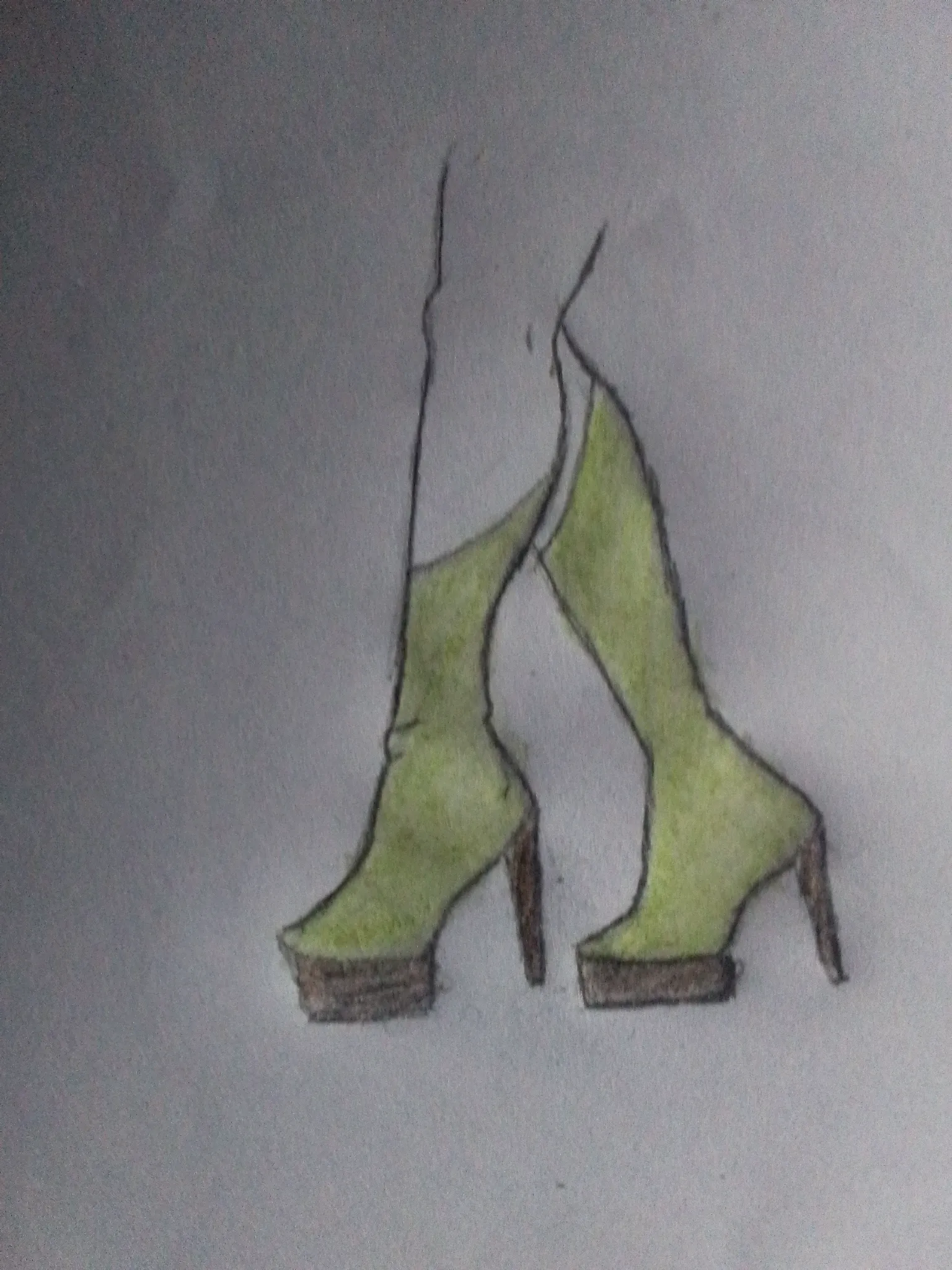 Anime girl shoes