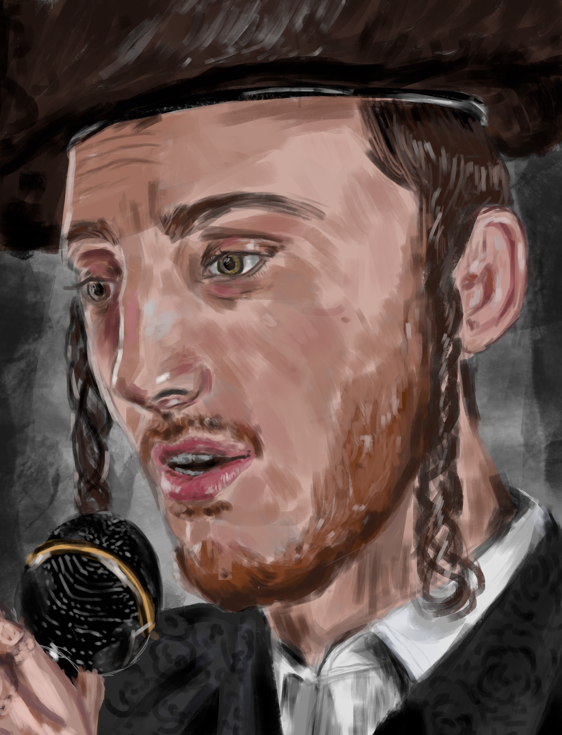 I'm in the middle of working on this piece, the photo reference lighting isn't so defined, and I'm finding that the face shading is very flat, How can I go about it?