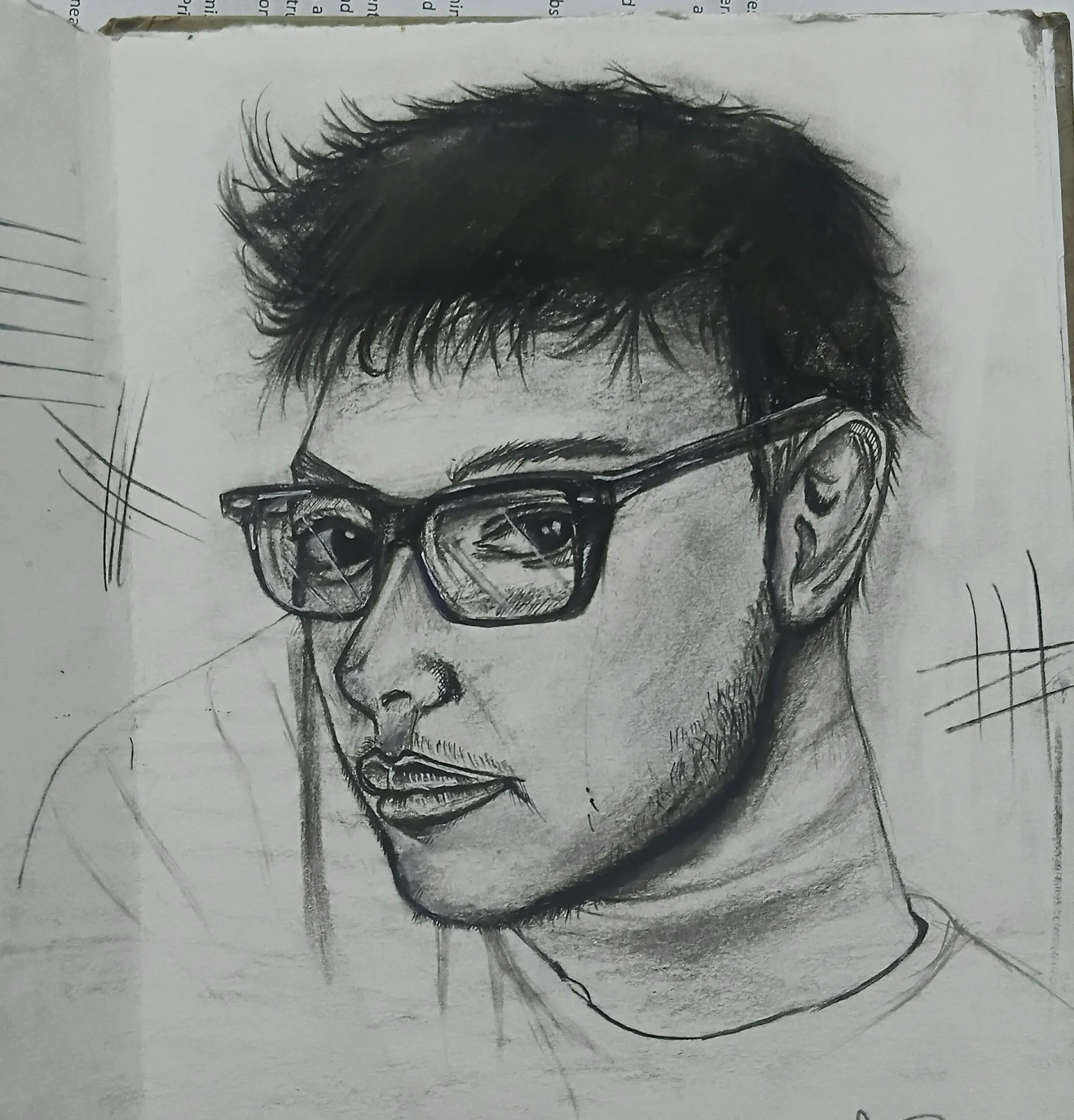 Self portrait 1st day of the year