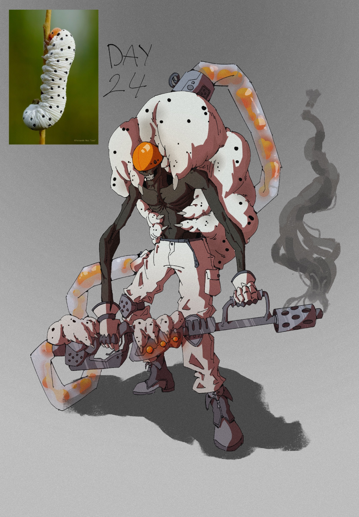 Flamethrower worm