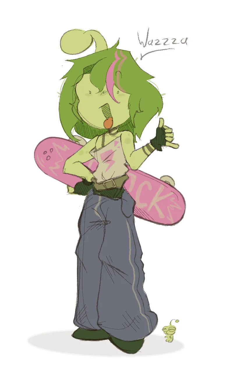 A silly alien sketch