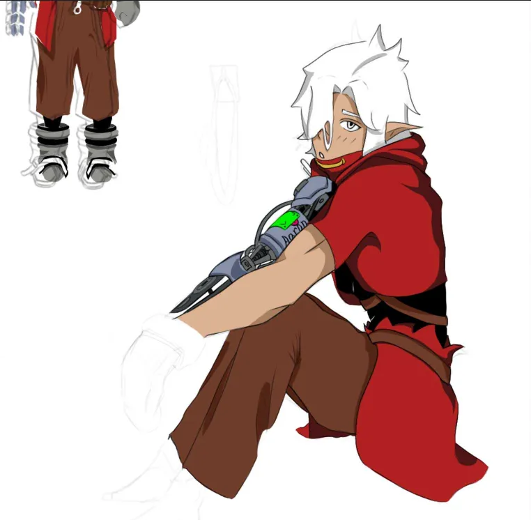 It seems okay? I'm not too sure about the shadows and face though. I usually have trouble with shadow placement and facial proportions.
(This is my FIRST TIME using this service, I love it so far, its simple and easy :D)