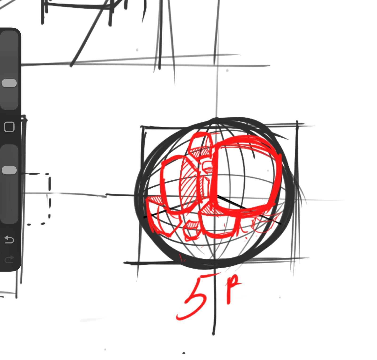 5 point perspective exercise