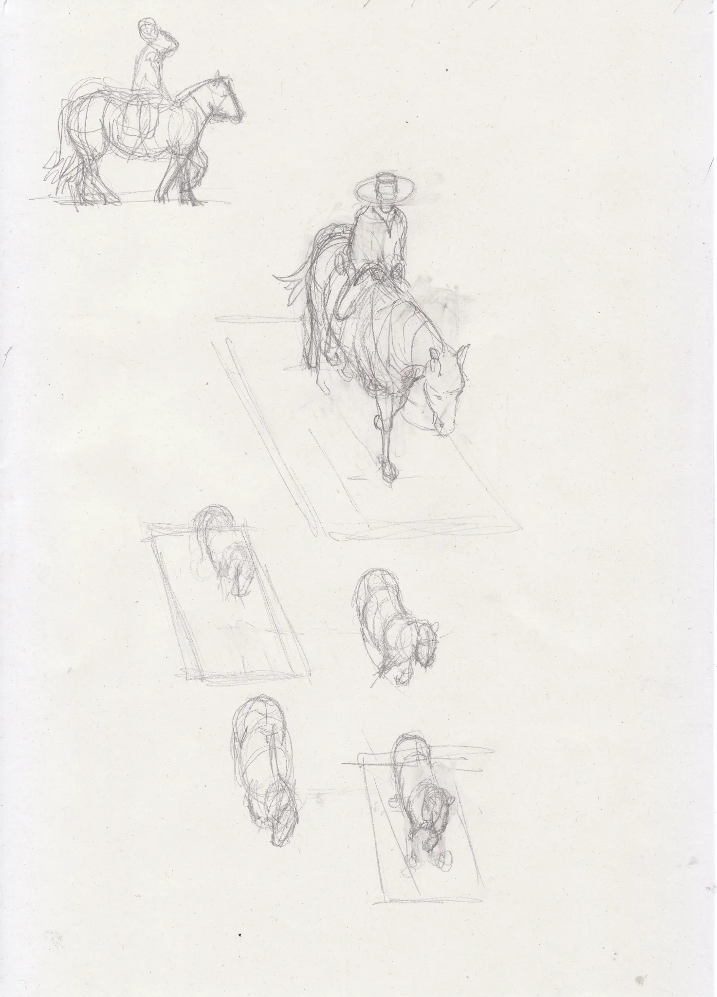 Sketching hose riders