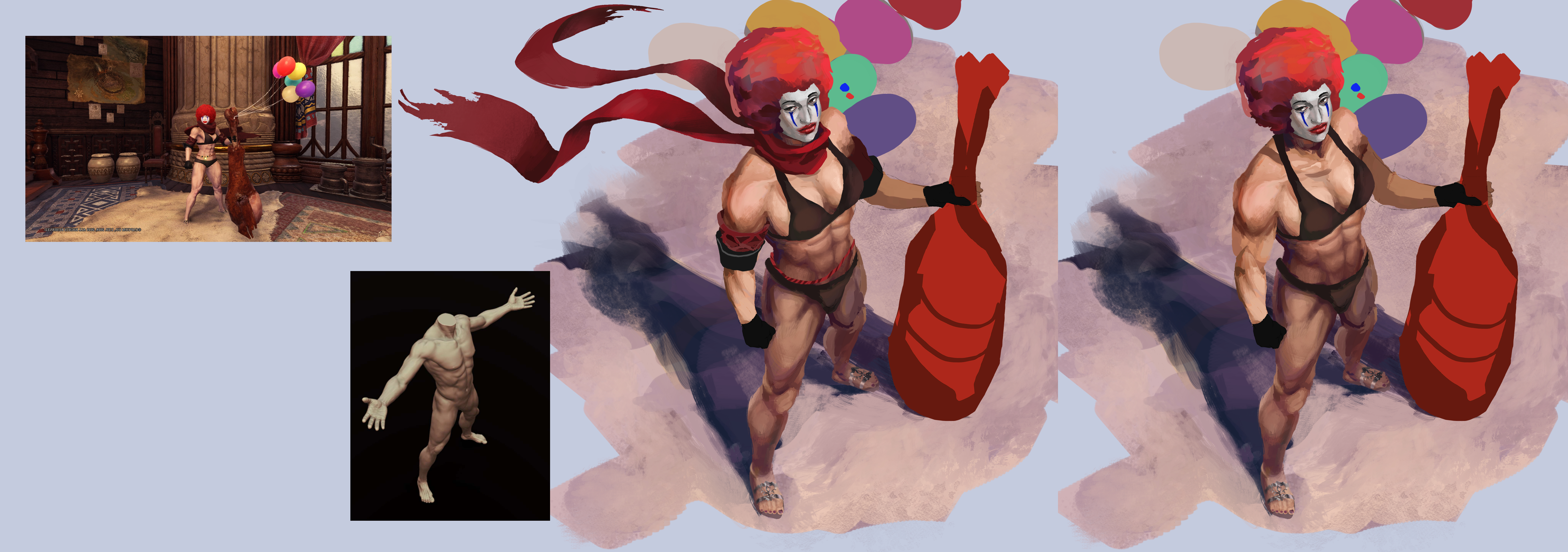 a WIP, the anatomy feels off, the abs look really weird, looks like brioche pull apart rolls, did i foreshorten it correctly? i think the perspective is a bit off too. i feel likesomething just isn't right about the anatomy but i can't put my finger on what.
thx in advance