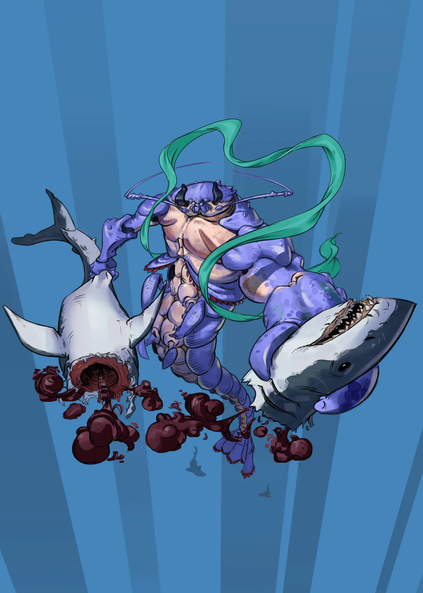 crustacean mermaid
