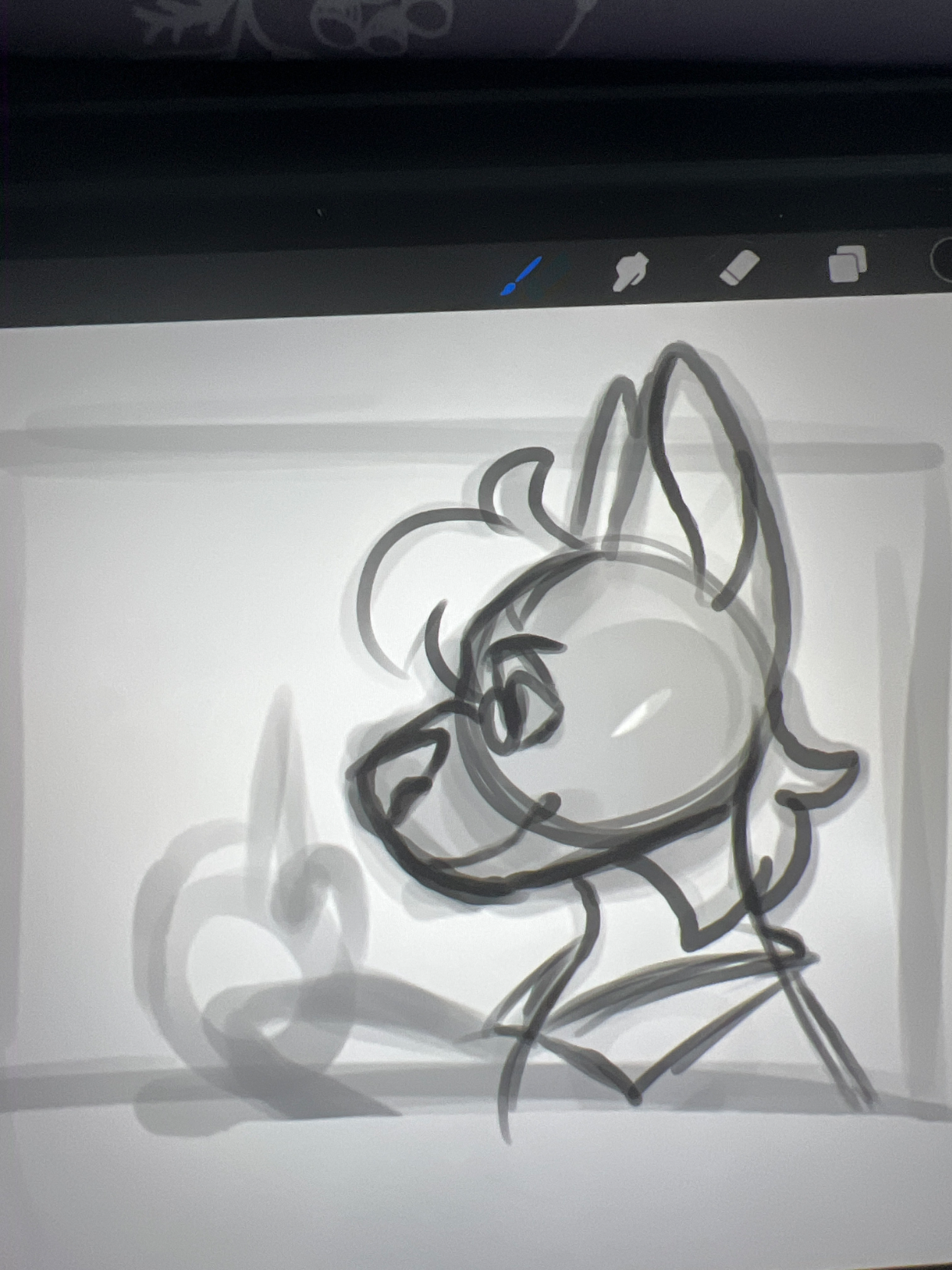 Working on a sketch, but it just doesn’t feel right