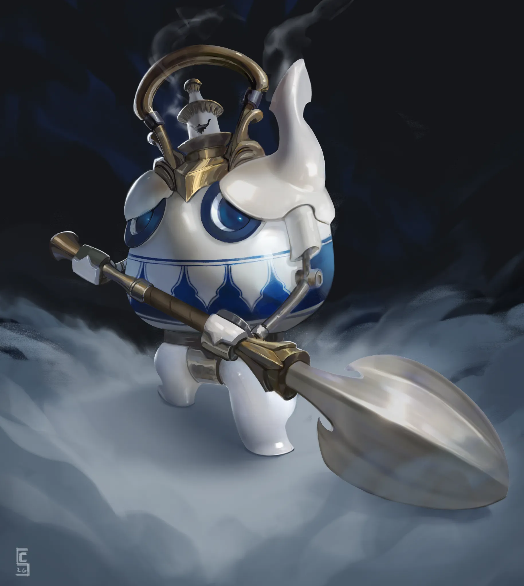 possessed teapot warrior