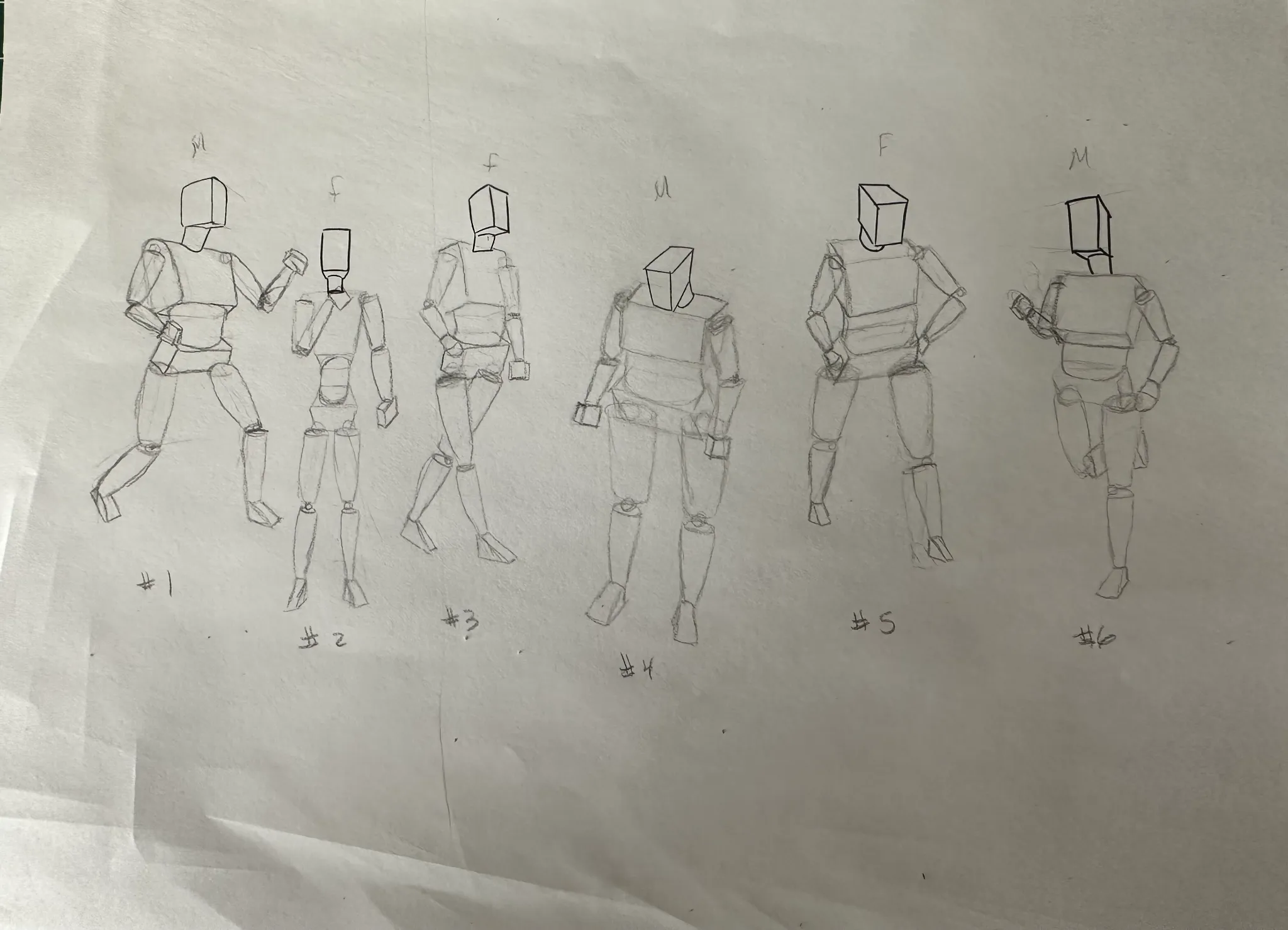 Male and Female Mannequins From Intro To Figure
