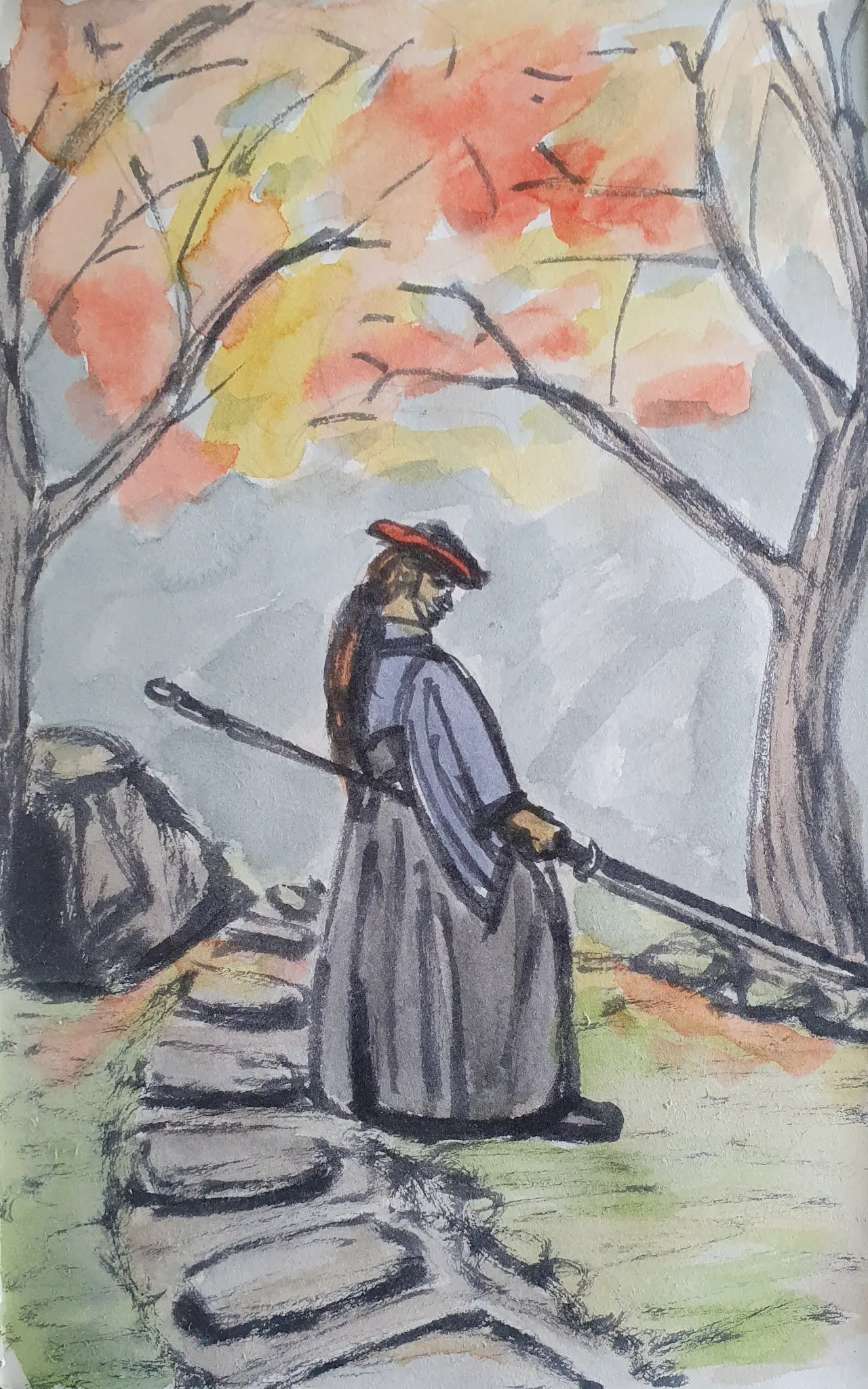 Brushpen and color