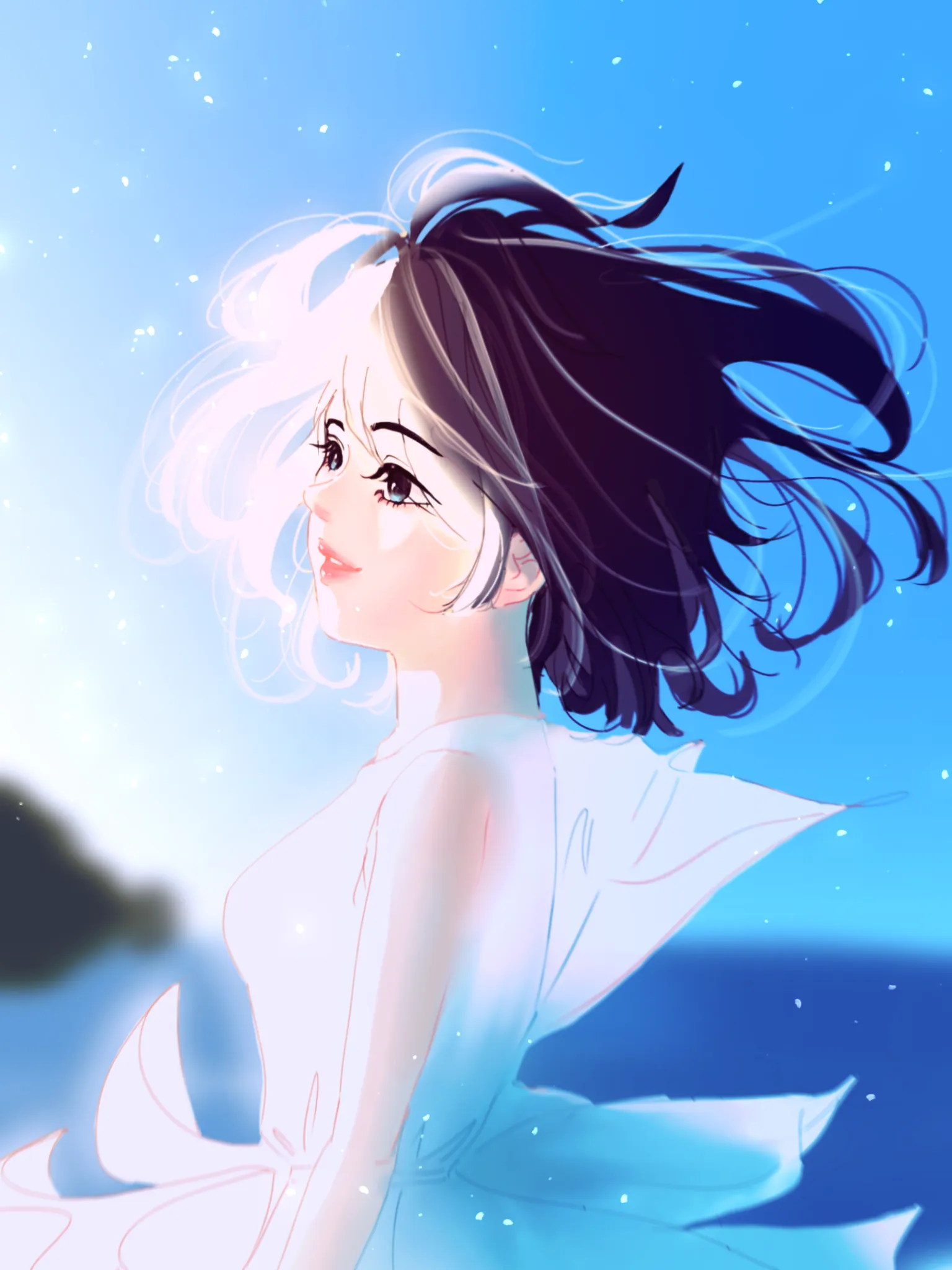 trying to keep my anime shading simple but it gets muddy