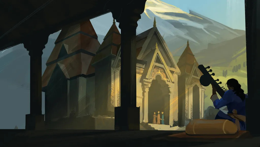 I am struggling with making environments, Landscapes, etc, especially composing using light and Shade, It'd be great if someone could help me out to improve.