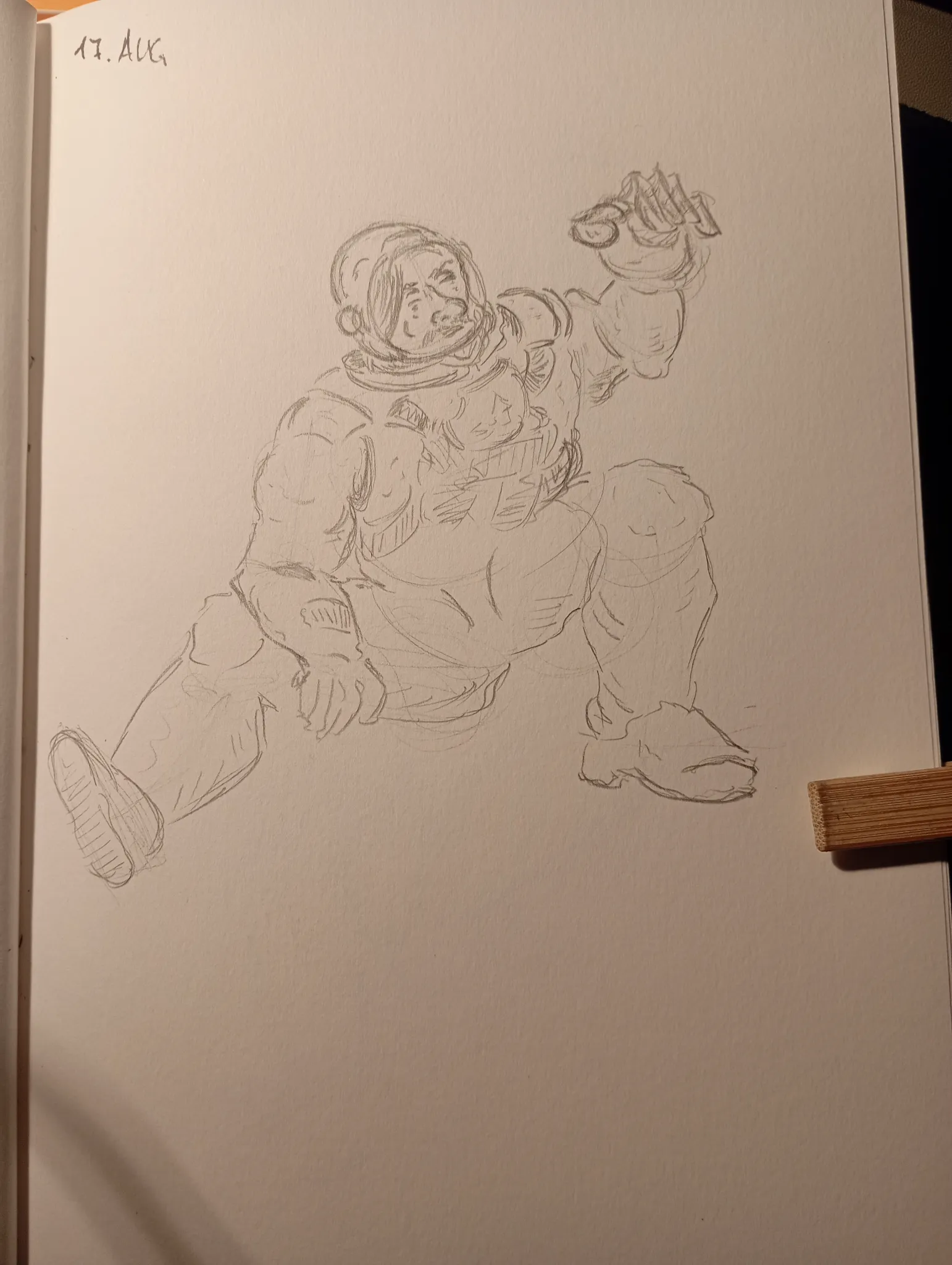 Astronout in pain