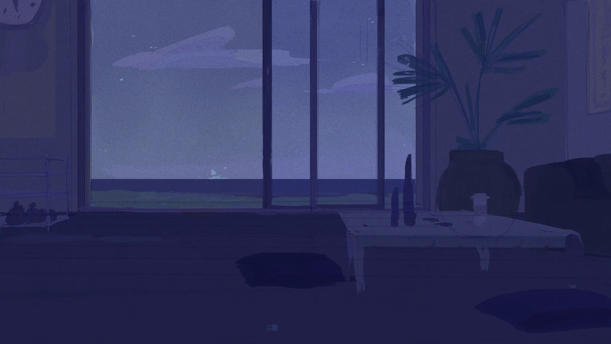 Dusk scene