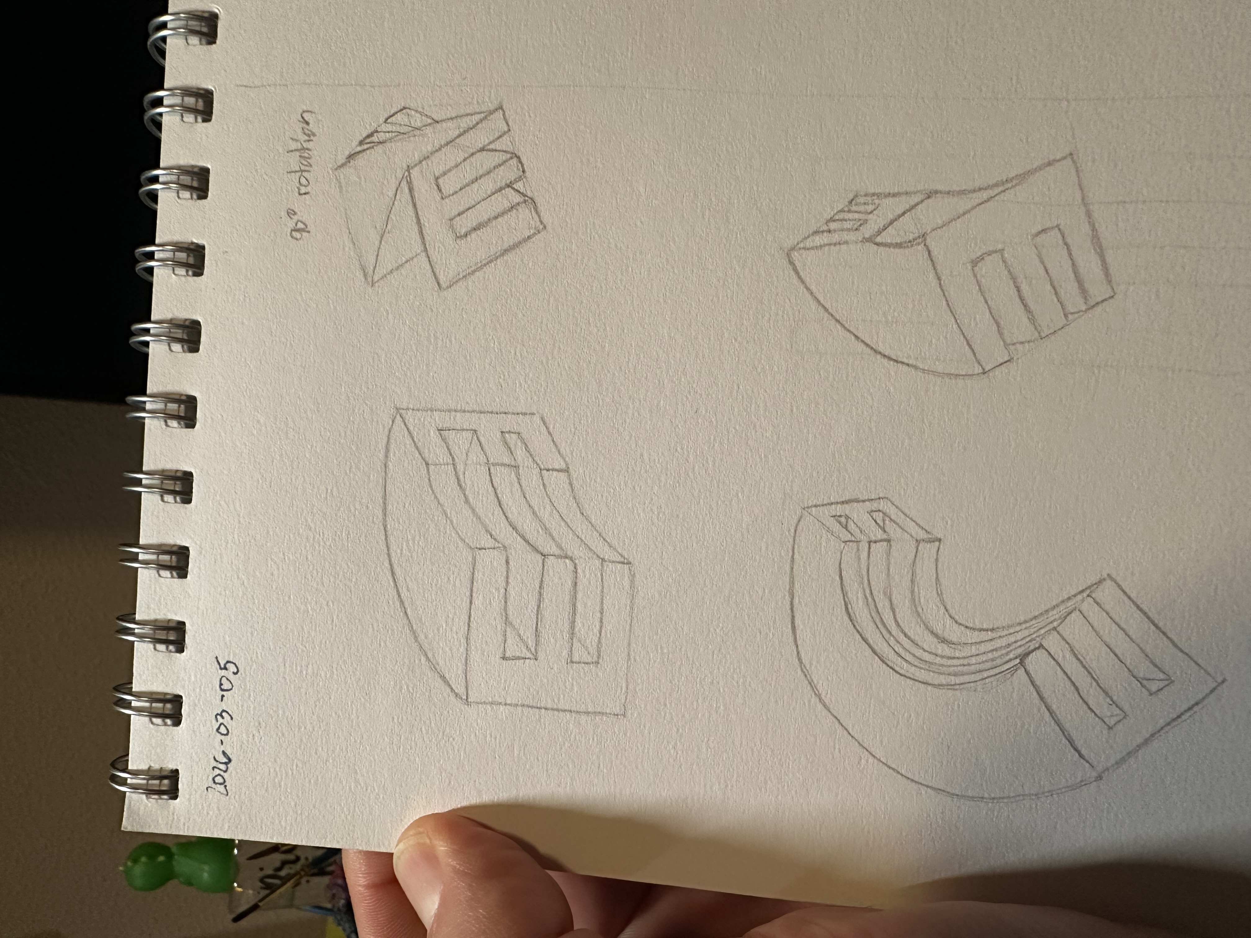 This is the last 4 of my grind node for manipulated boxes. I think that I have the shapes and manipulations correct but if you see something that could be improved please point it out. Thanks