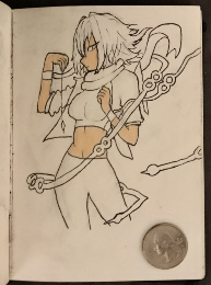 Mega Rayquaza as a human